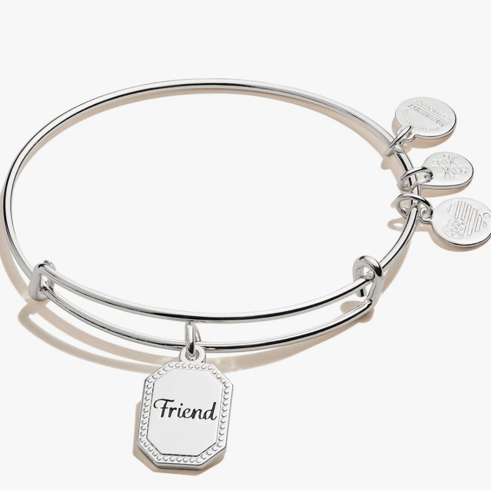Alex & Ani Friend Bangle Bracelet Because I Love You NWT